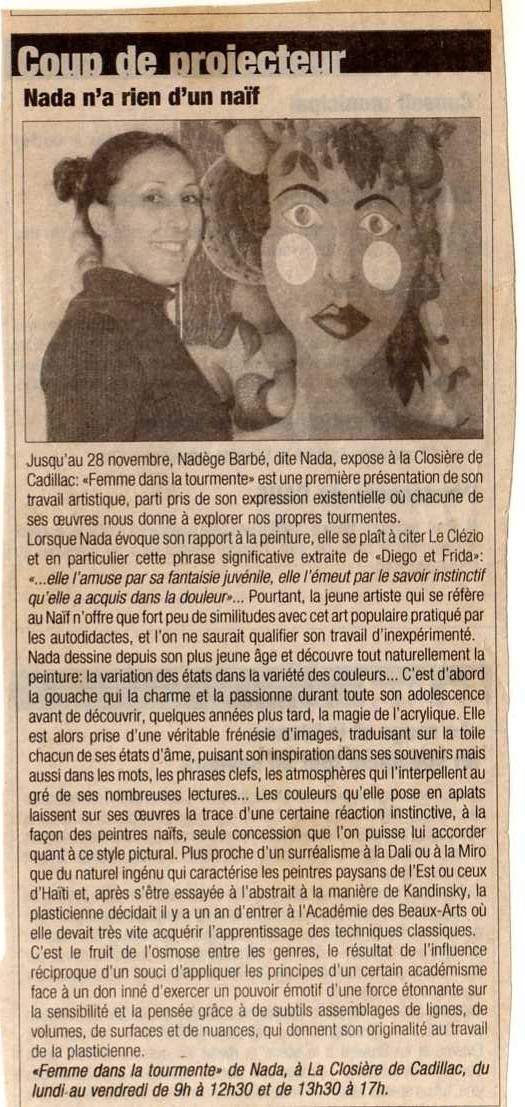 Journal Le Republicain novembre 2003
