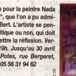 Journal Bordeaux7 Avril 2009